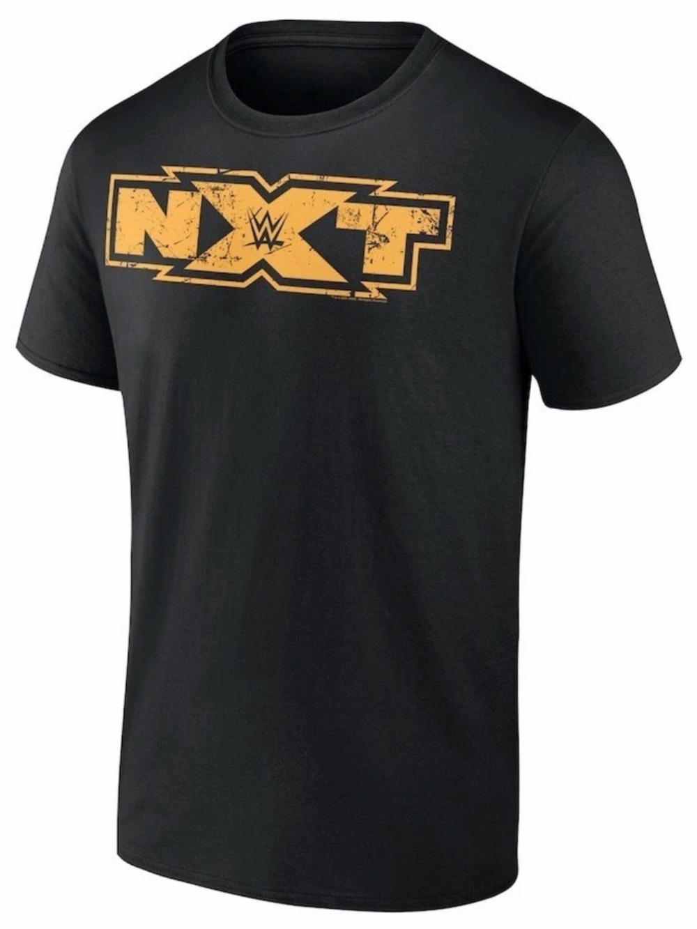 WWE NXT Old School Logo T-Shirt Men’s Large Black Fanatics New NWOT